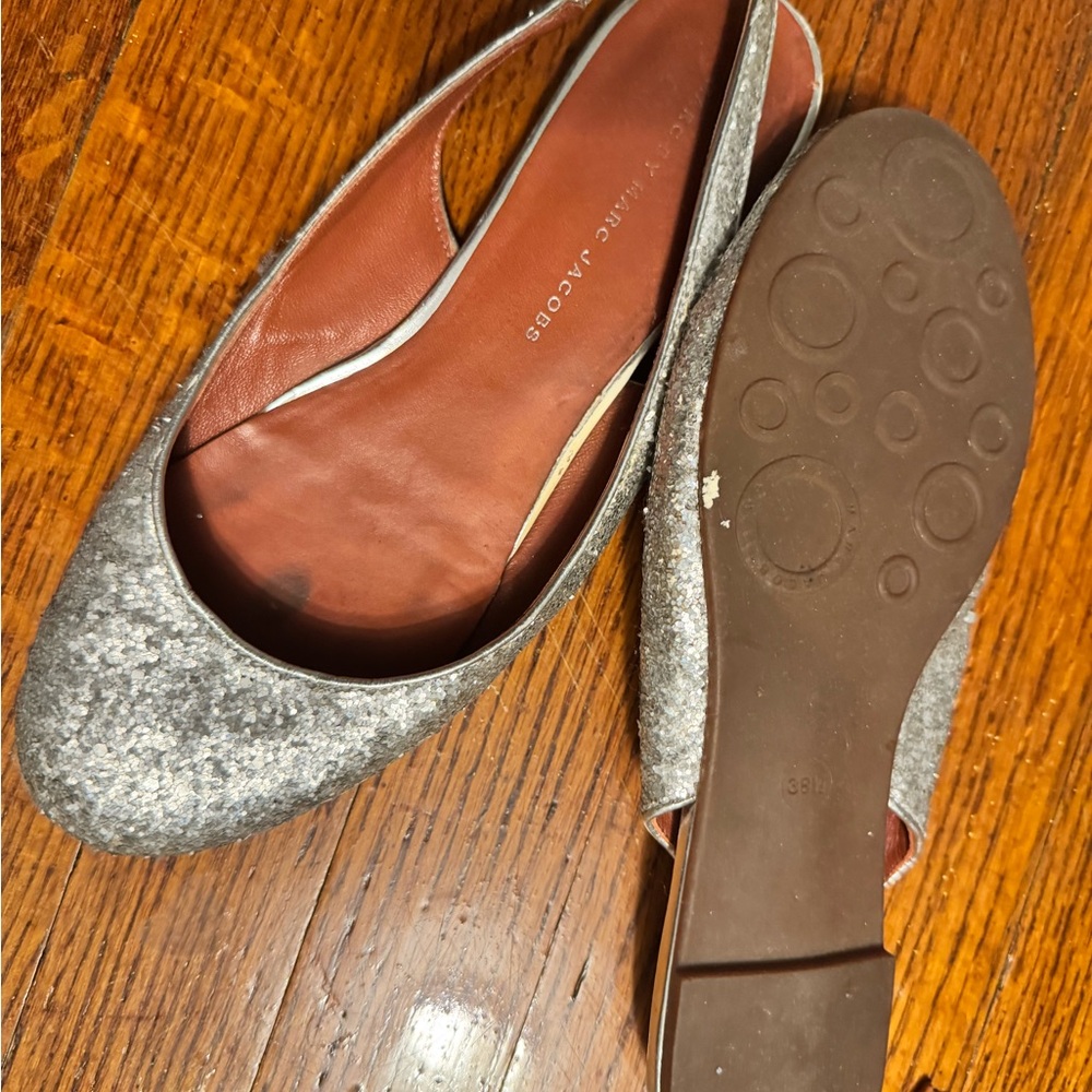 Sequin sling backs